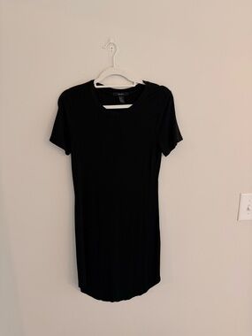 Forever 21 Black Short Sleeve Mini Dress